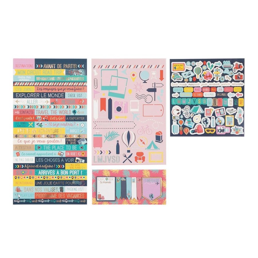 Draeger Paris Kit De Decoration Bullet Journal Voyages Clearance