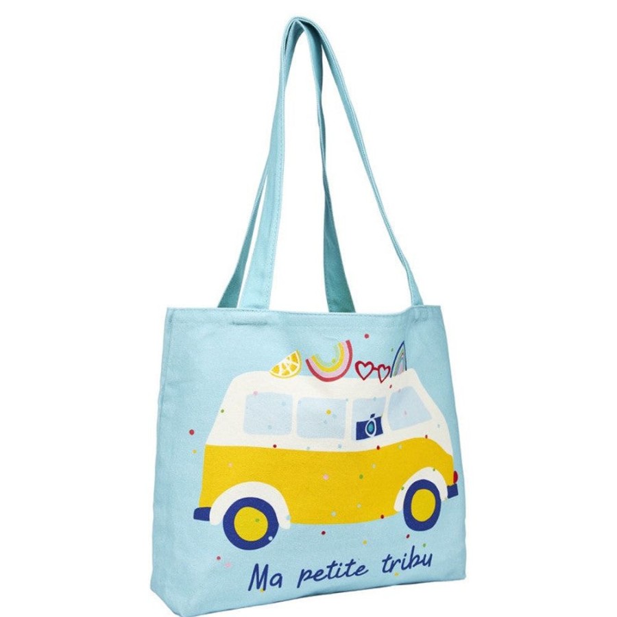 Draeger Paris Tote Bag Coton Ma Petite Tribu Wholesale