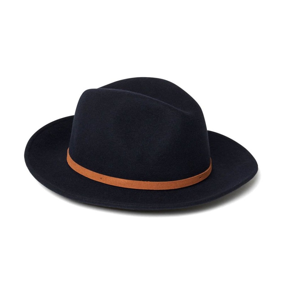 Draeger Paris Fedora Galon Noeud En Laine - Bleu Marine Best