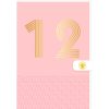 Draeger Paris Carte D'Anniversaire 12 Ans En Or - Rose - A Message - Pour Enfant Garcon Fille - 11,5 X 17 Cm Best