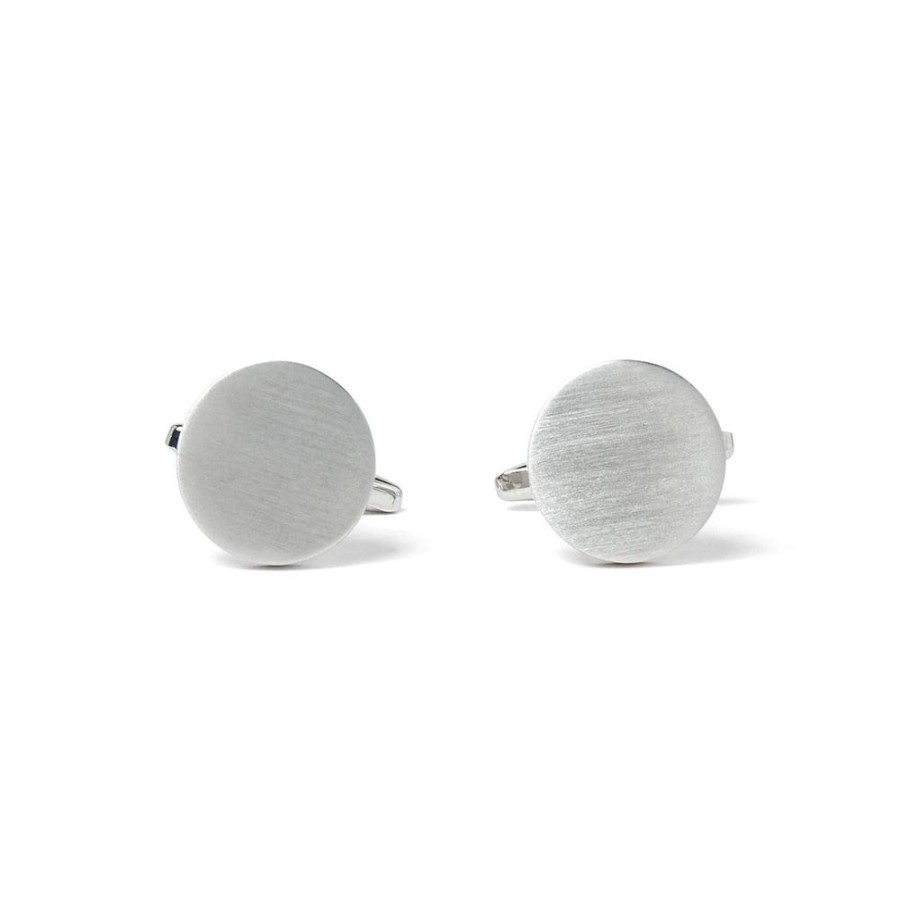 Draeger Paris Boutons De Manchette Rond - Argent Hot