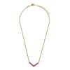 Draeger Paris Collier V Email Color Pop - Fuchsia Hot