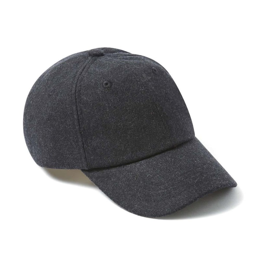 Draeger Paris Casquette En Laine Gris Fonce Online