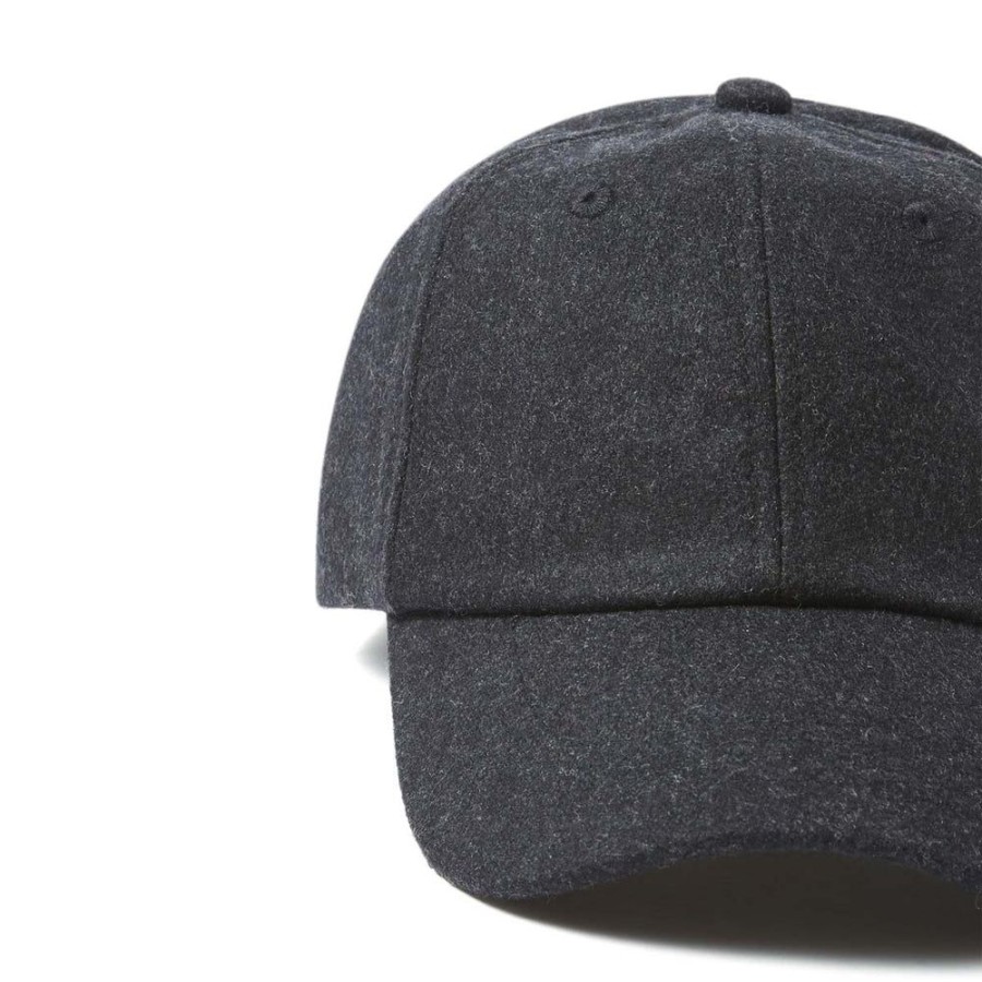 Draeger Paris Casquette En Laine Gris Fonce Online