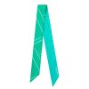 Draeger Paris Foulard Tour De Cou - Lignes Graphiques - Vert Turquoise Wholesale