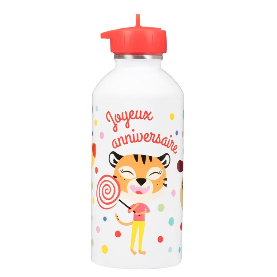 Draeger Paris Gourde Inox Enfant - Joyeux Anniversaire Hot