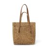 Draeger Paris Panier Sac Cabas En Osier - Beige New