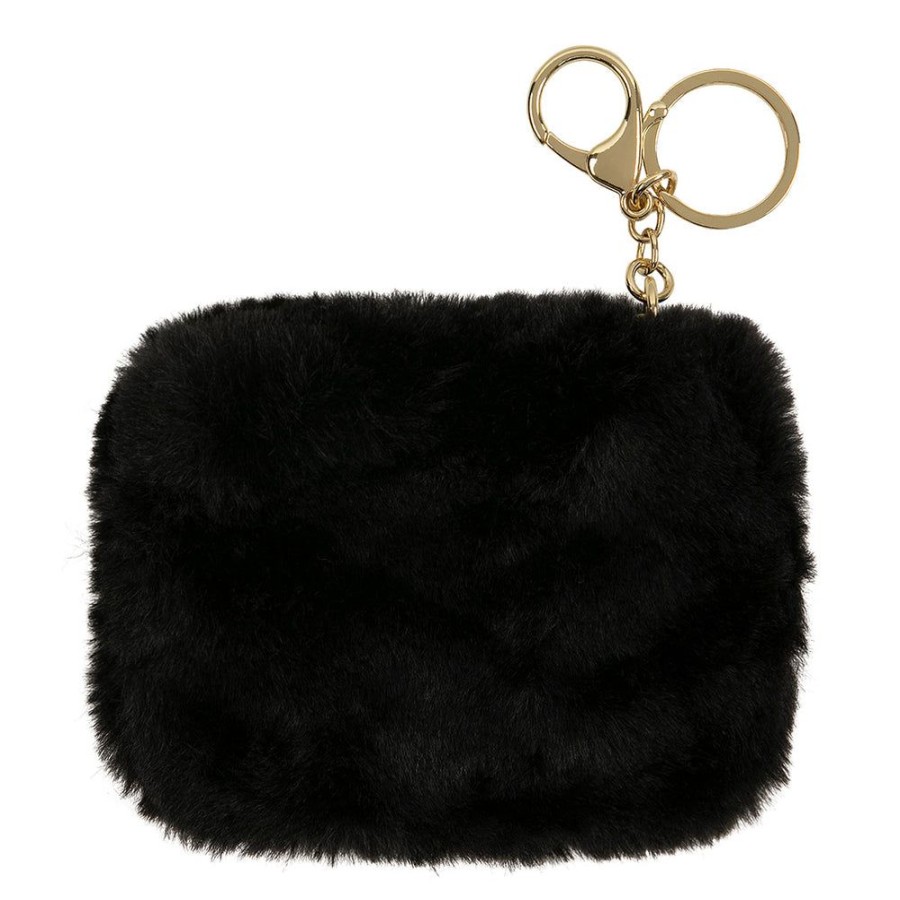 Draeger Paris Porte-Monnaie Peluche Noir Best