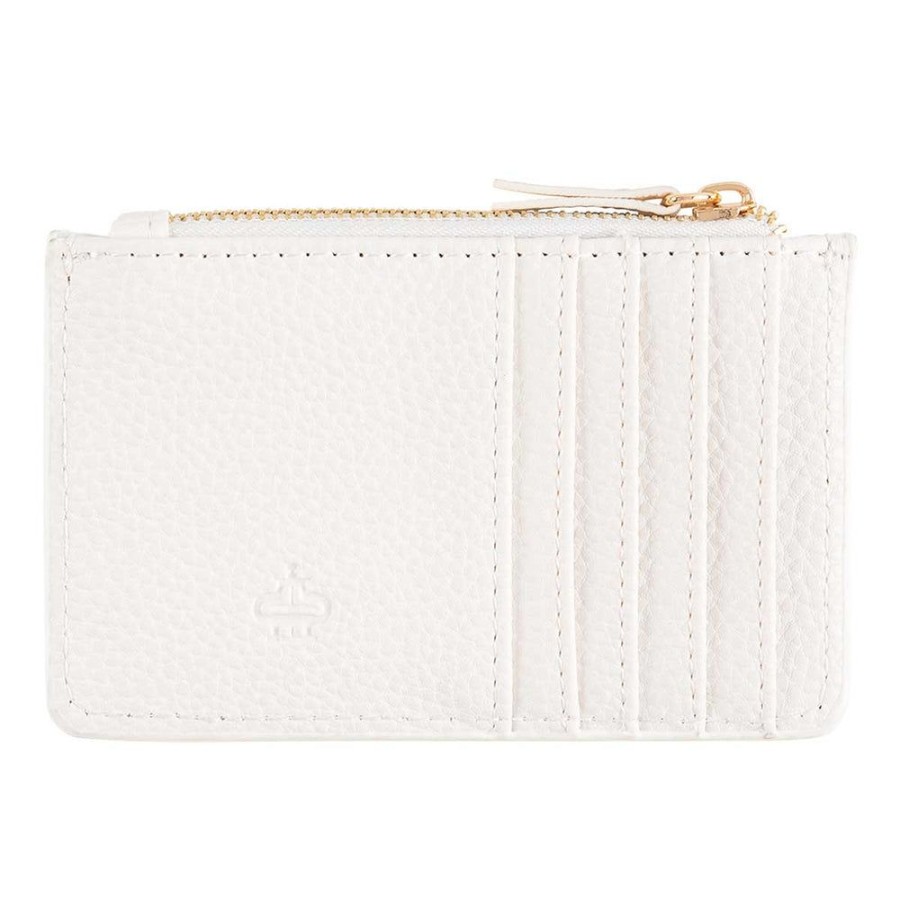 Draeger Paris Porte-Cartes Zippe - Love - Blanc Clearance