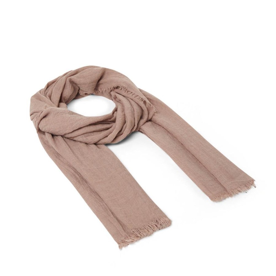 Draeger Paris Foulard A Franges - Rose Hot