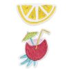 Draeger Paris Broche Brodee Citron & Noix De Coco Hot