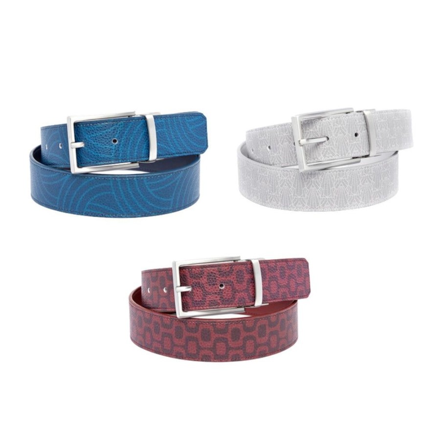 Draeger Paris Ceinture En 100% Cuir - Couleur - Homme - 2 En 1 Ajustable Et Reversible -115 X 3,5 Cm Hot