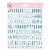 Draeger Paris Stickers Autocollants Alphabet Bleu Turquoise Hot