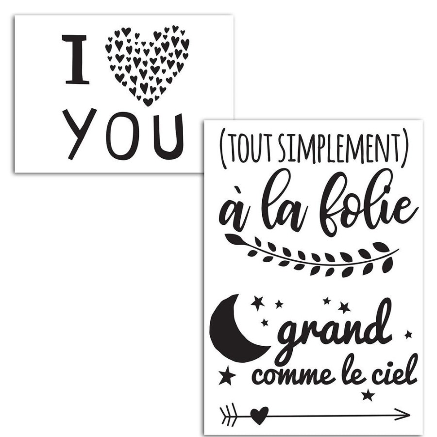 Toga Transfert Textile 15X21Cm - I Love You New