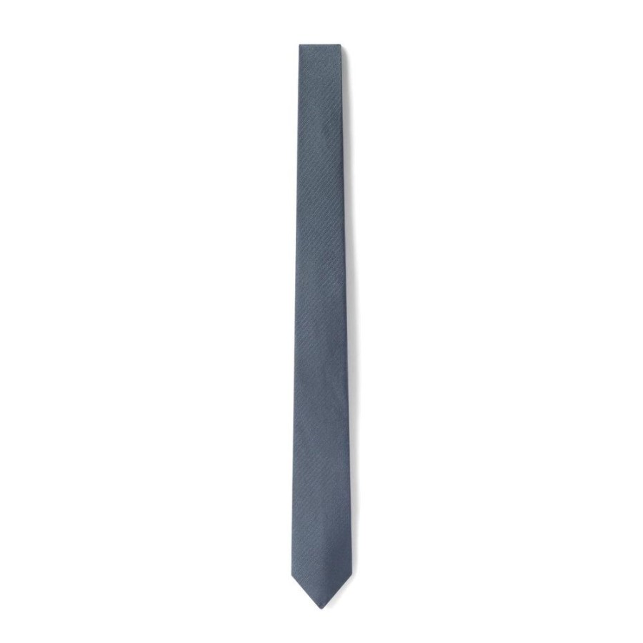 Tie Rack Cravate Fine Twill Gris Wholesale