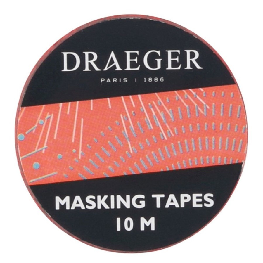 Draeger Paris Masking Tape 10 M - Constellations - Corail Hot