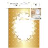 Draeger Paris Kit Completdecoration De Table Elegante Blanc Et Or - Special Reveillon New