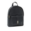 Draeger Paris Sac A Dos En Cuir Marine Noir - Poche Exterieure Hot