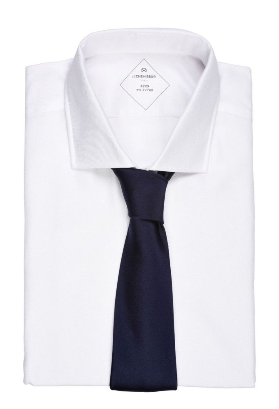 Tie Rack Cravate Homme Unie Satin Bleu Marine Online