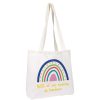 Draeger Paris Tote Bag Coton Arc-En-Ciel New