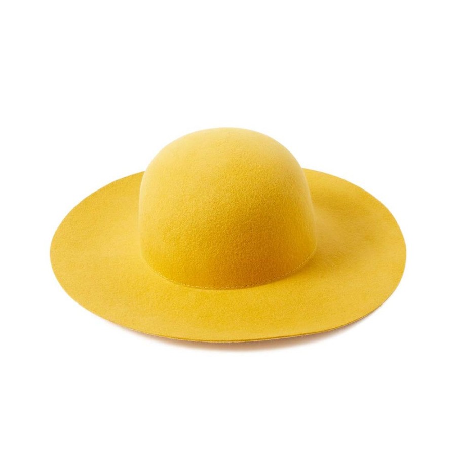 Tie Rack Chapeau Capeline Jaune Moutarde Hot