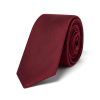 Tie Rack Cravate Fine Twill Bordeaux Wholesale