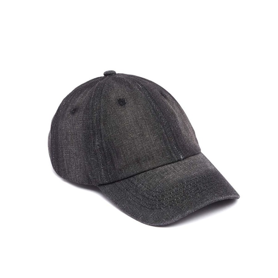 Draeger Paris Casquette En 100% Coton - Noir - Effet Denim - Unie - Anneau Reglable - Draeger New