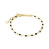 Draeger Paris Bracelet Fin Perles Noires Clearance