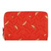 Draeger Paris Portefeuille Femme - Rouge Et Dore Clearance