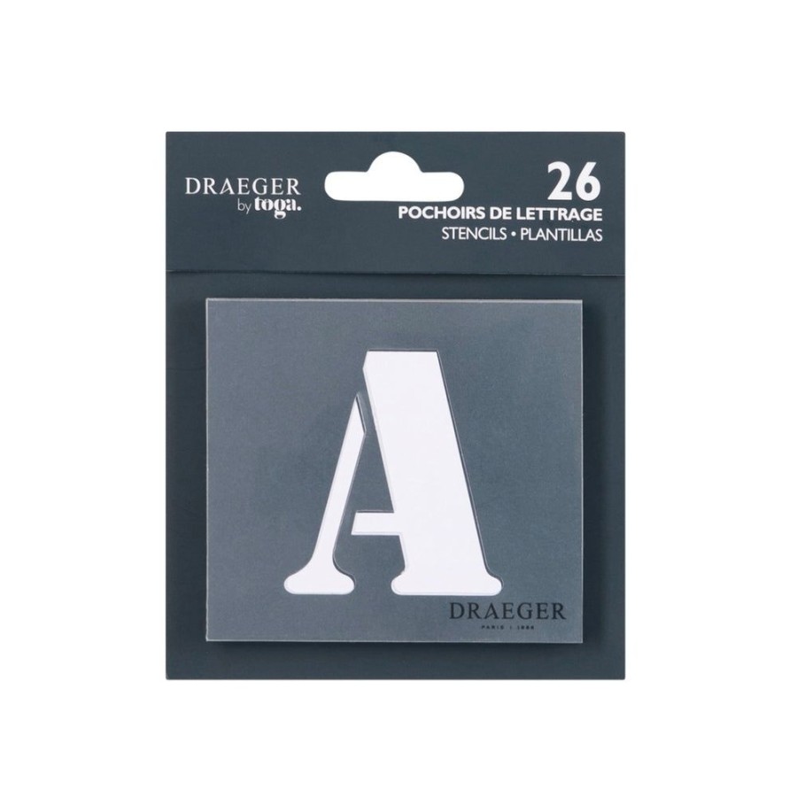 Toga 26 Pochoirs Lettres 9 Cm New