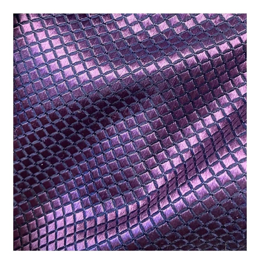 Draeger Paris Cravate A Carreaux Violet Online