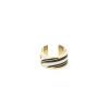 Draeger Paris Bague Acier Cocktail Vague New