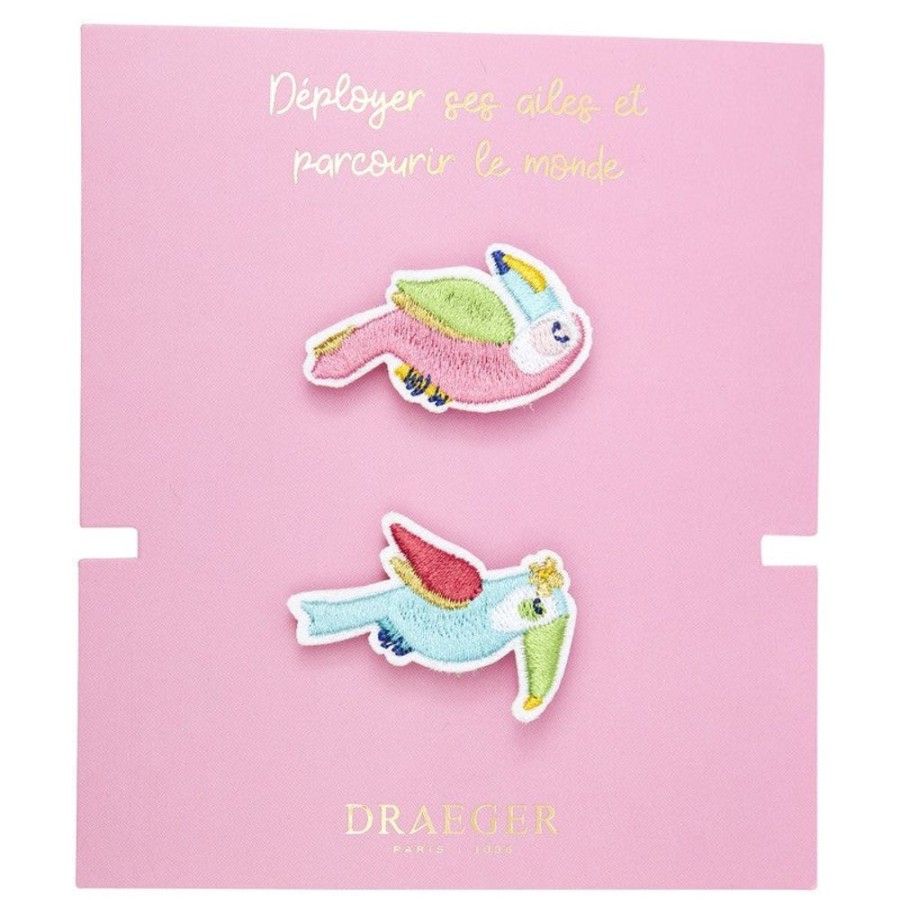 Draeger Paris Broche Brodee Duo Toucans Clearance