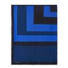 Draeger Paris Etole En Laine A Motif Geometrique - Bleu Et Noir Wholesale