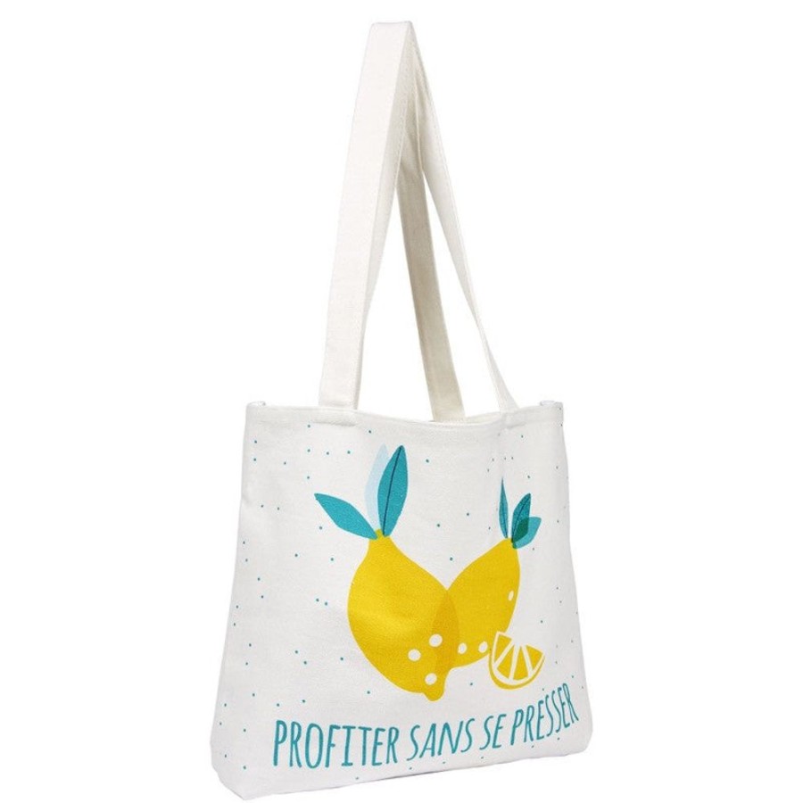 Draeger Paris Tote Bag Coton Citrons Wholesale