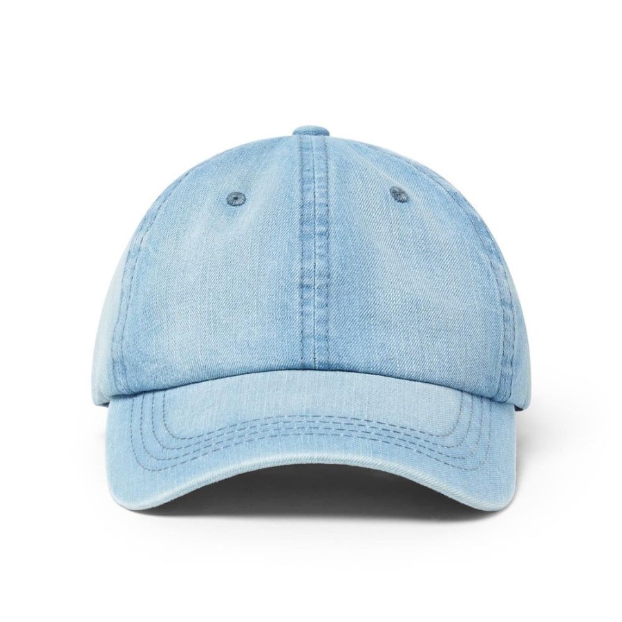 Draeger Paris Casquette Denim Bleu Clair Hot