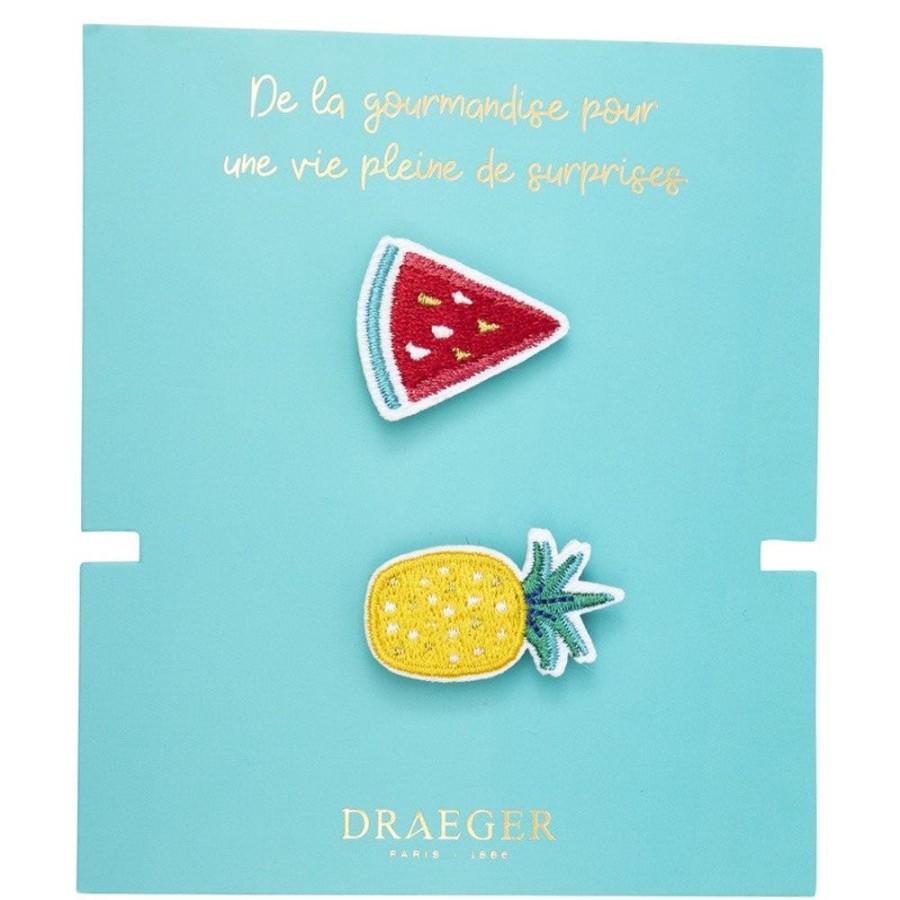 Draeger Paris Broche Brodee Ananas Pasteque Clearance