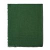 Tie Rack Foulard Uni Vert A Franges Best