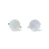 Draeger Paris Boutons De Manchette Rond Nacre - Blanc New