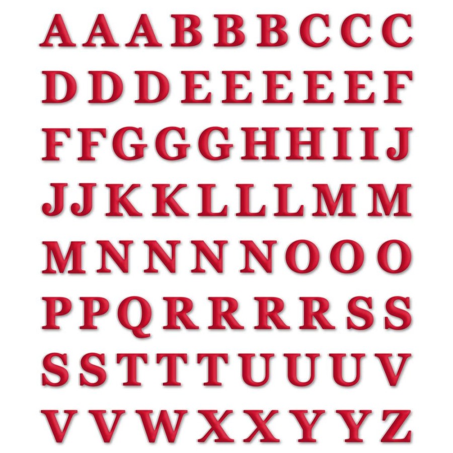 Draeger Paris Stickers Alphabet Lettres Rouge Clearance