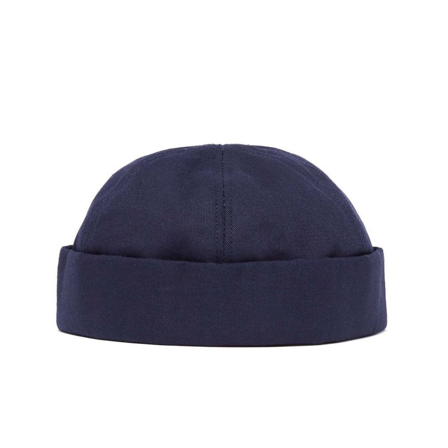 Draeger Paris Bonnet Docker En 100% Coton - Uni Bleu Marine - Homme - Taille Unique - Anneau Reglable Wholesale