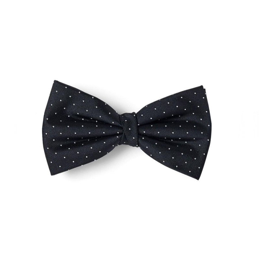 Draeger Paris Noeud Papillon Noir A Pois Blancs Hot