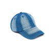 Draeger Paris Casquette En 100% Coton - Bleu- Effet Denim - Unie - Anneau Reglable - Draeger Hot