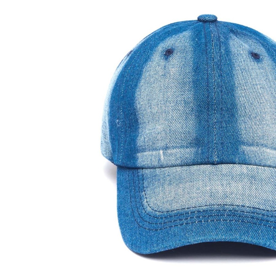 Draeger Paris Casquette En 100% Coton - Bleu- Effet Denim - Unie - Anneau Reglable - Draeger Hot