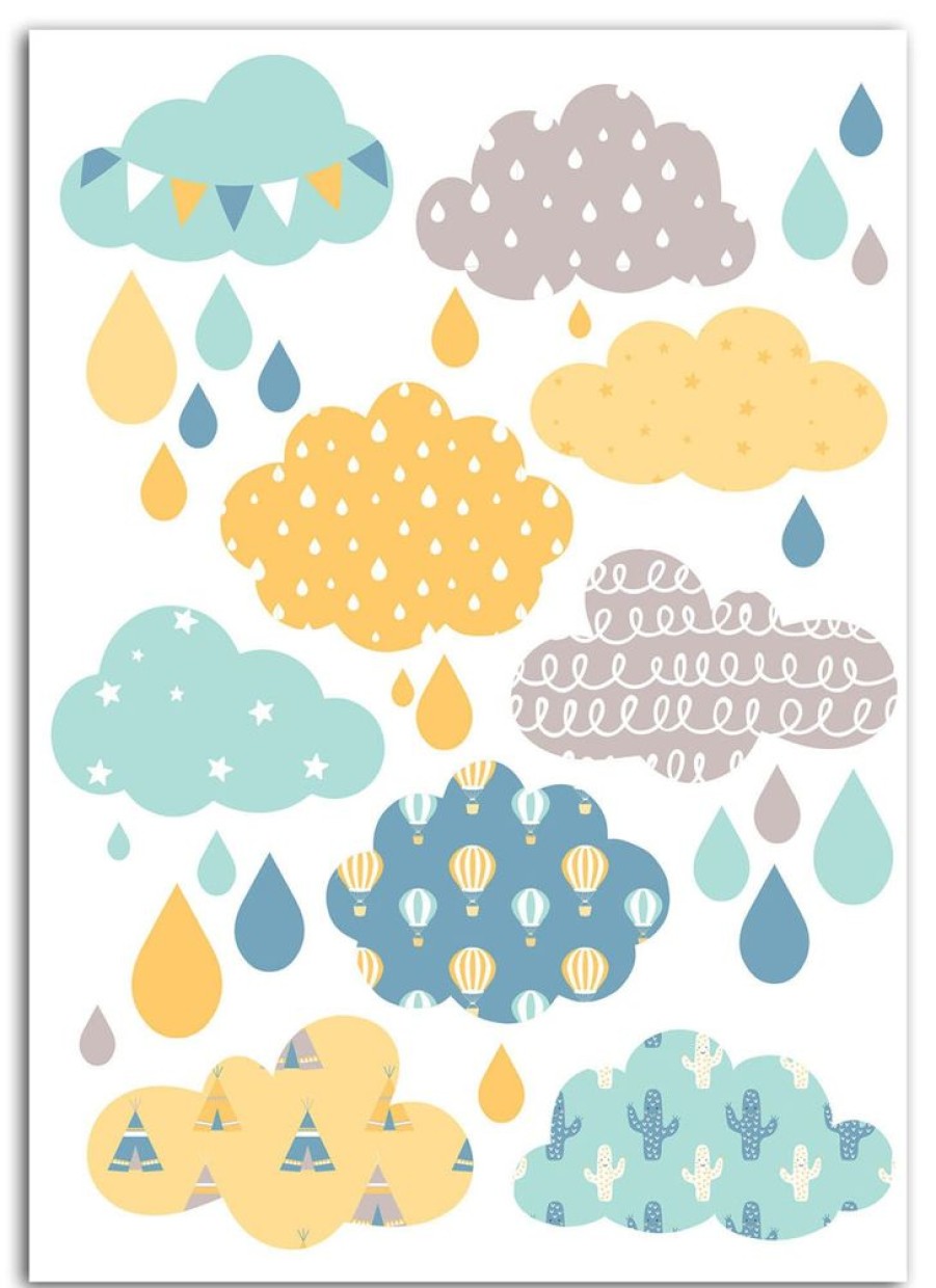 Toga Transfert Textile 15X21Cm - Nuages & Gouttes Online