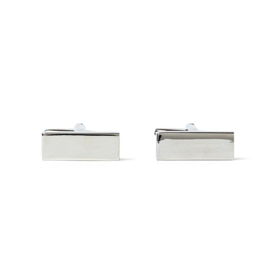 Draeger Paris Boutons De Manchette Rectangle - Argent Wholesale