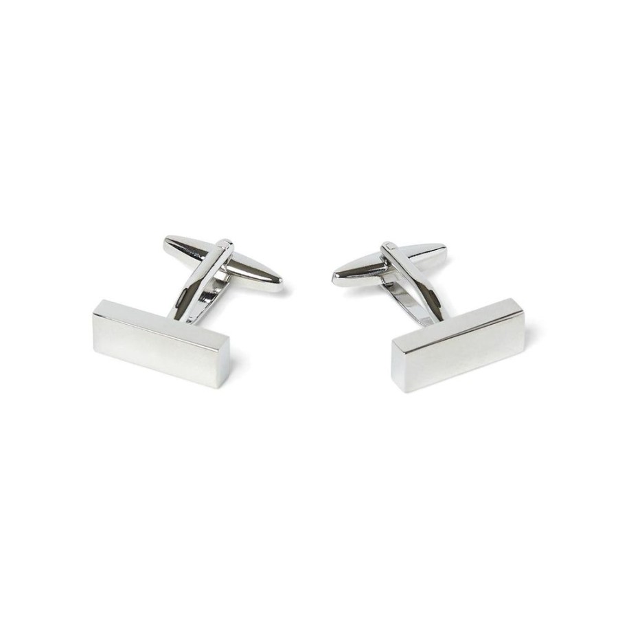 Draeger Paris Boutons De Manchette Rectangle - Argent Wholesale