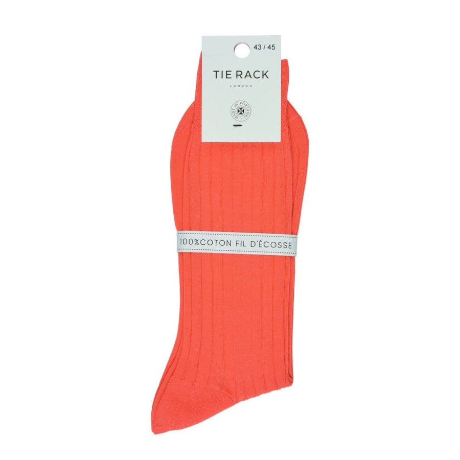 Tie Rack Chaussettes Unies Corail Online