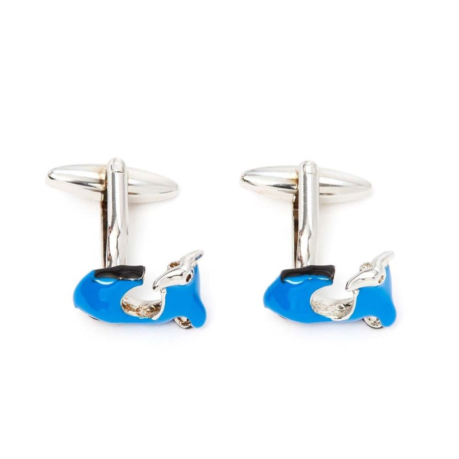 Draeger Paris Boutons De Manchette - Scooter - Bleu - Homme Hot