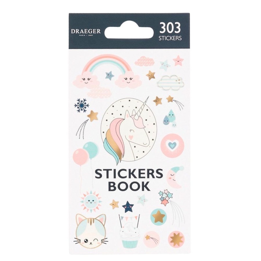 Draeger Paris Stickers Autocollants - Licornes - 303 Pieces Hot